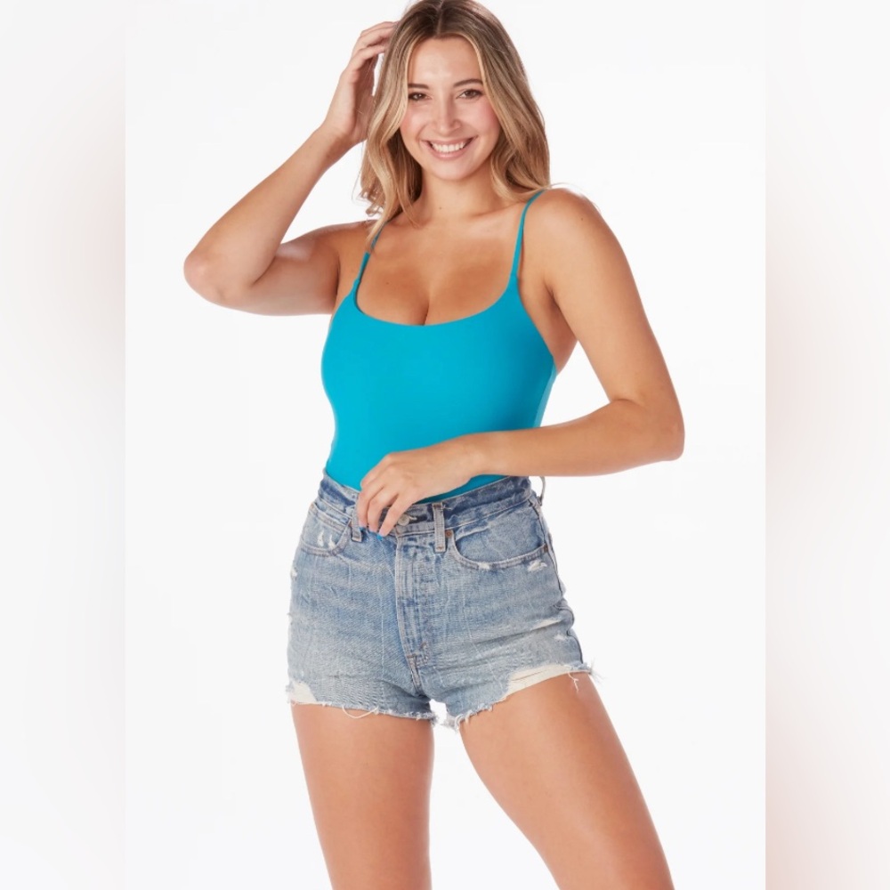NWT [Kona Sol] One-Piece V-Neck Scoop Back Royal Blue Swimsuit Women’s Sz XS-20W - Picture 14 of 15
